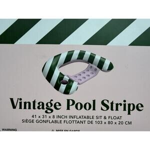 Vintage Pool Stripe Float (SET OF 2)